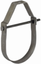 Light-Duty PVC Coated Clevis Hanger 2 Inch Pipe Size, 0.875 Inch Height, Steel