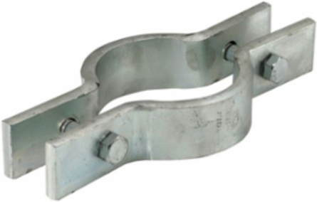 Two Bolt Underground Clamp, 19-3/8 Inch Length, 2 Inch Width, Steel
