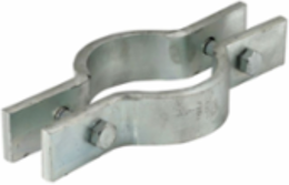 Two Bolt Underground Clamp, Steel, 0.5 Inch Height, 2 Inch Width, 12.875 Inch Length