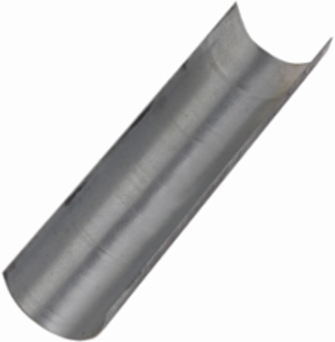 Insulation Protection Shield, 18 Inch Max Pipe Size, 14 Gauge Steel, UL Classified