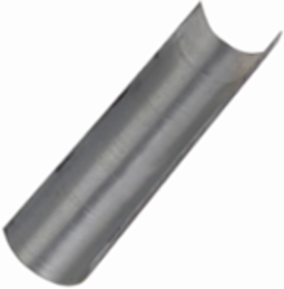 Insulation Protection Shield, 18 Inch Max Pipe Size, 14 Gauge Steel, UL Classified