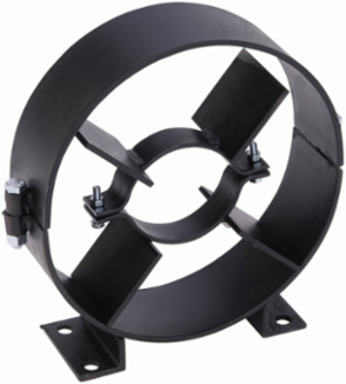 Pipe Stand with Insulation Support, 12 Inch Pipe Size, 5000 lbs Load Capacity, Steel