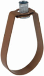 Adjustable Plastic Coated Steel Hanger for Copper Tubing, 3 Inch Pipe Size