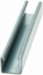 Strut Channel 1.37 Inch Height, 240 Inch Length, 1.62 Inch Width, Steel, 12 Gauge