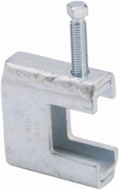Beam Clamp 1400 lb Load Capacity, Steel, 1/2 Inch-13 Thread Size, 1-11/16 Inch Beam Thickness