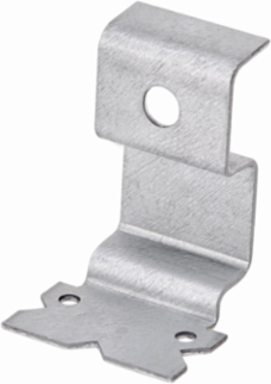 Heavy Duty Spot Insert End Cap for Curtain Wall Applications, 2500 lbs Load Capacity, DURA GREEN Finish, Steel, 1.1875 Inch Depth, 1.8125 Inch Width, 2.625 Inch Height