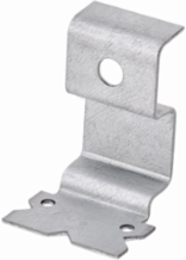 Heavy Duty Spot Insert End Cap for Curtain Wall Applications, 2500 lbs Load Capacity, DURA GREEN Finish, Steel, 1.1875 Inch Depth, 1.8125 Inch Width, 2.625 Inch Height
