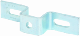 Slotted Three Hole U-Support, Steel, 1.85 Inch Height, 8.5 Inch Length, DURA GREEN
