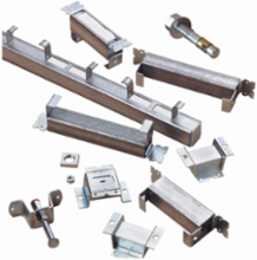 Heavy Duty End Cap for Curtain Wall Applications, 2500 lbs Load Cap, Steel, Electro-plated