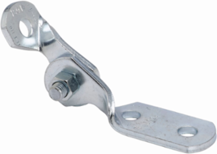 Steel Two Hole Adjustable Hinge, 4.688 Inch Height, 4.688 Inch Length, DURA GREEN