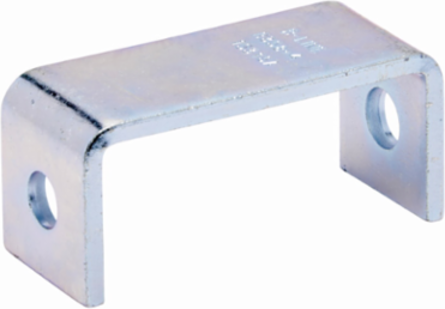Two Hole Clevis Strut Fitting, 1.62 Inch Height, 4 Inch Length, 1.87 Inch Width, Steel