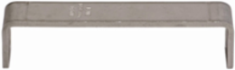 Two Hole Clevis Strut Fitting, 8 Inch Length, Steel, 1.32 lb