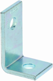 Steel Two Hole Corner Angle Strut Fitting, 1.87 Inch Height, 3 Inch Length
