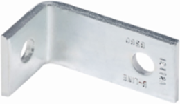 Two Hole Corner Angle, Steel, 3.5 Inch Length, 1.62 Inch Width, Hot-Dipped Galvanized