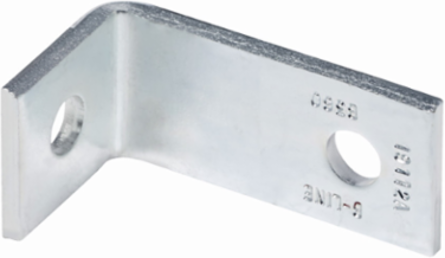 Two Hole Corner Angle, Steel, 1.87 Inch Height, 1.62 Inch Width, 3.5 Inch Length