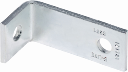 Two Hole Corner Angle, 4 in; 1.62 in; Steel; DURA GREEN
