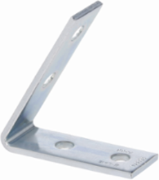 Four Hole Closed Angle Bracket, 5 Inch Length, Steel, Dura Green Finish