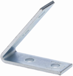 Four Hole Closed Angle Bracket, 5 Inch Length, Steel, DURA GREEN Finish