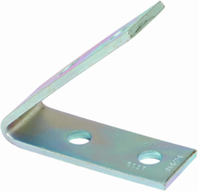 Four Hole Closed Angle Bracket, 4.37 Inch Height, DURA GREEN Steel, 0.95 lb