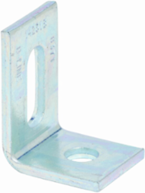 Two Hole Adjustable Corner Angle Fitting, 2 Inch Height, 2.62 Inch Length, Steel