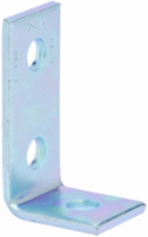 Three Hole Corner Angle 3.75 Inch Height, 1.62 Inch Width, Steel, Hot-Dipped Galvanized