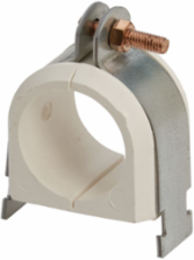 Eaton B-Line series Insulclamp cable clamp, 2.12" H x 1.375" D, Steel