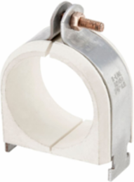 Eaton B-Line series Insulclamp cable clamp, 4.12" H x 3.5" D, Steel