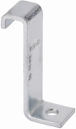 Channel Hanger Bracket for B12, 2.43 Inch Height, 1.62 Inch Width, Steel