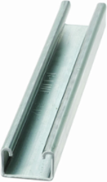 Strut Channel 1 Inch Height, 120 Inch Length, 1.62 Inch Width, 12 Gauge Steel