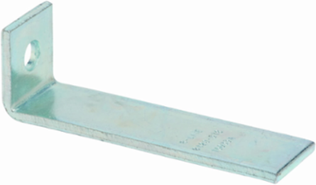 One Hole Corner Angle Strut Fitting, 9.87 Inch Height, 1.87 Inch Length, Steel