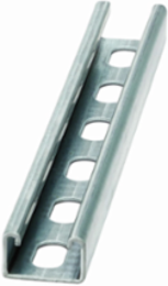 Strut Channel 120" Length, 1" Height, 1.62" Width, 12 Gauge Steel