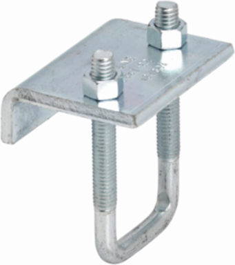 Beam Clamp 1850 lb Capacity for 1-5/8 Inch High Channel, Aluminum Finish
