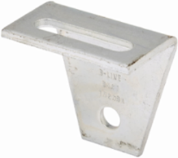 Two Hole Adjustable Corner Angle Steel 3.5 Inch x 1.62 Inch Hot-Dipped Galvanized