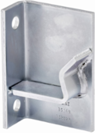Reel Rack Support for 2 Inch Pipe, Right Hand, Steel, Electro-Plated, 5.37 Inch Height