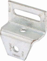 Adjustable Offset Gussetted Z-Support, 3.5 Inch Length, 1.87 Inch Width, Steel