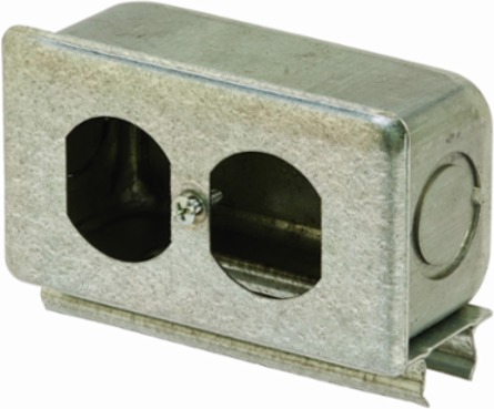 Outlet Box, Steel, 2.12 Inch Height, 4.06 Inch Length, 1.62 Inch Width, 0.98 lb