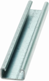 Strut Channel, 0.81 Inch Height, 240 Inch Length, 1.62 Inch Width, 12 Gauge Steel