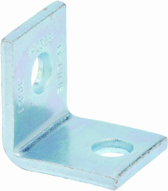 Two Hole Bus Duct Angle, 1.87 Inch Height, 2 Inch Length, 1.62 Inch Width, Steel
