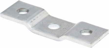 Steel Three Hole Offset Plate Connection 1.62 Inch Height 5.31 Inch Length