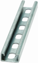 Steel Strut Channel 240 Inch Length, 1.62 Inch Width, 12 Gauge, SH Hole Pattern