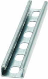 Strut Channel 120 Inch Length, 0.81 Inch Height, 1.62 Inch Width, 14 Gauge Steel