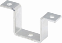 Three Hole Light-Weight U-Support, Steel, 1.62 Inch Height, 3.68 Inch Length