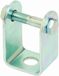 Clevis Swivel Beam Clamp, 900 lb Load Capacity, 3/8"-16 Thread/Rod Size
