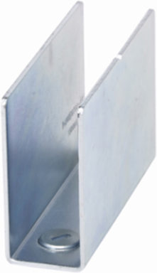 Straight Strut Joiner, 3.25 Inch Height, 4.5 Inch Length, 1.62 Inch Width, Steel, UL Listed