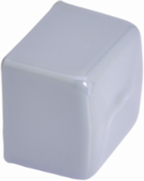 Plastic End Cap for B22 & B11 Strut Systems, 1.62 Inch Height, 1.25 Inch Length, Steel