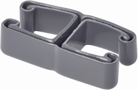 Profile End Cap Steel Gray 1.6245 Inch x 0.75 Inch 6.9 lbs