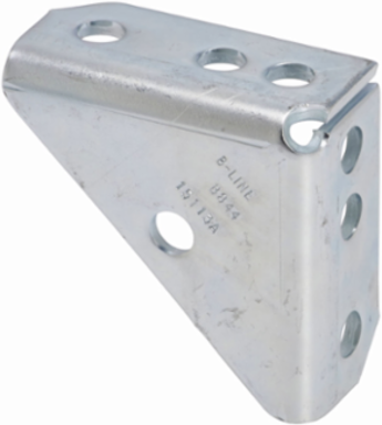 Universal Shelf Bracket 4 Inch x 4 Inch x 1.78 Inch, Steel, Hot-Dipped Galvanized
