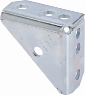 Universal Shelf Bracket - Welded, 1.78 Inch Width, 4 Inch Depth, Electro-plated Steel
