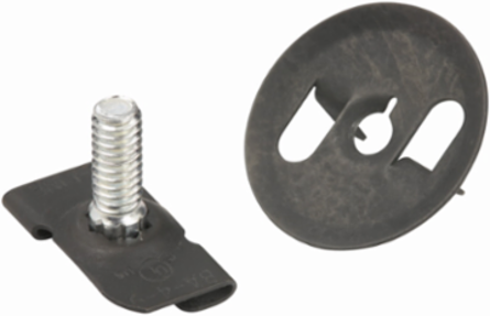 Acoustical Tee Fasteners 1 Inch Height, 40 lbs Load Capacity, 0.63 Inch Stud Length