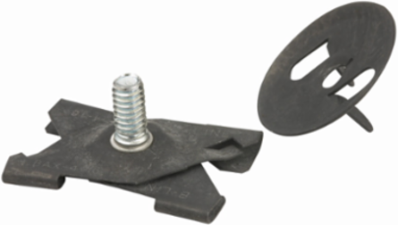 T-Bar Scissor Fasteners, 1-1/2 Inch Stud Length, 50 lb Load Capacity